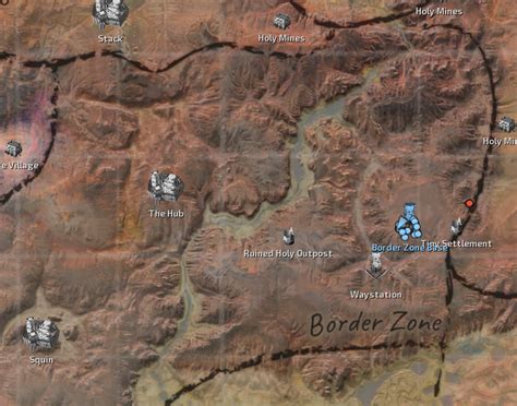 Base Locations for most zones .